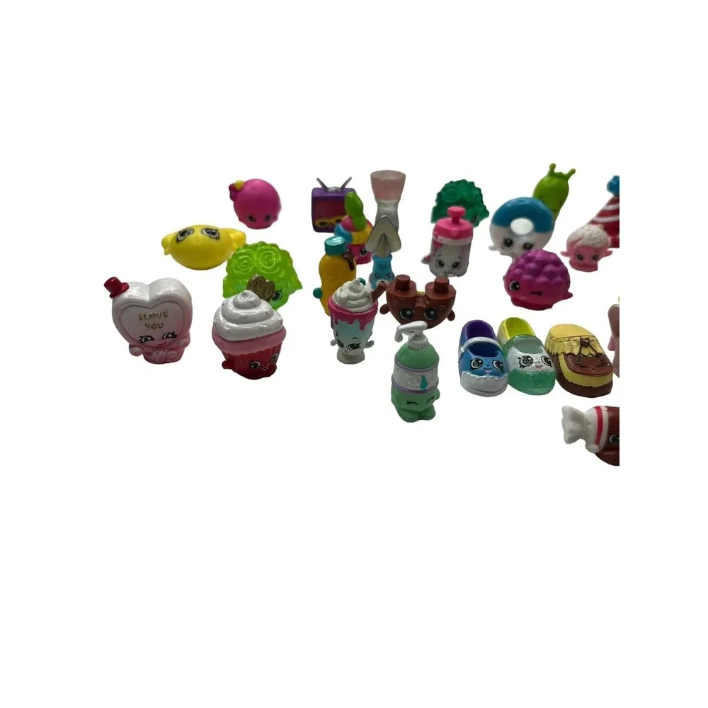 Shopkins Lot Of 59 Various Series /Seasons Bag Basket Pet Carrier Shopping Cart